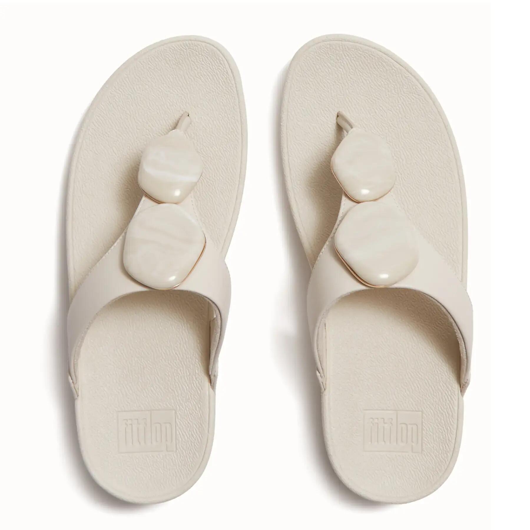 Flip-Flops für Damen FitFlop Lulu Marbled-Stone 3/7