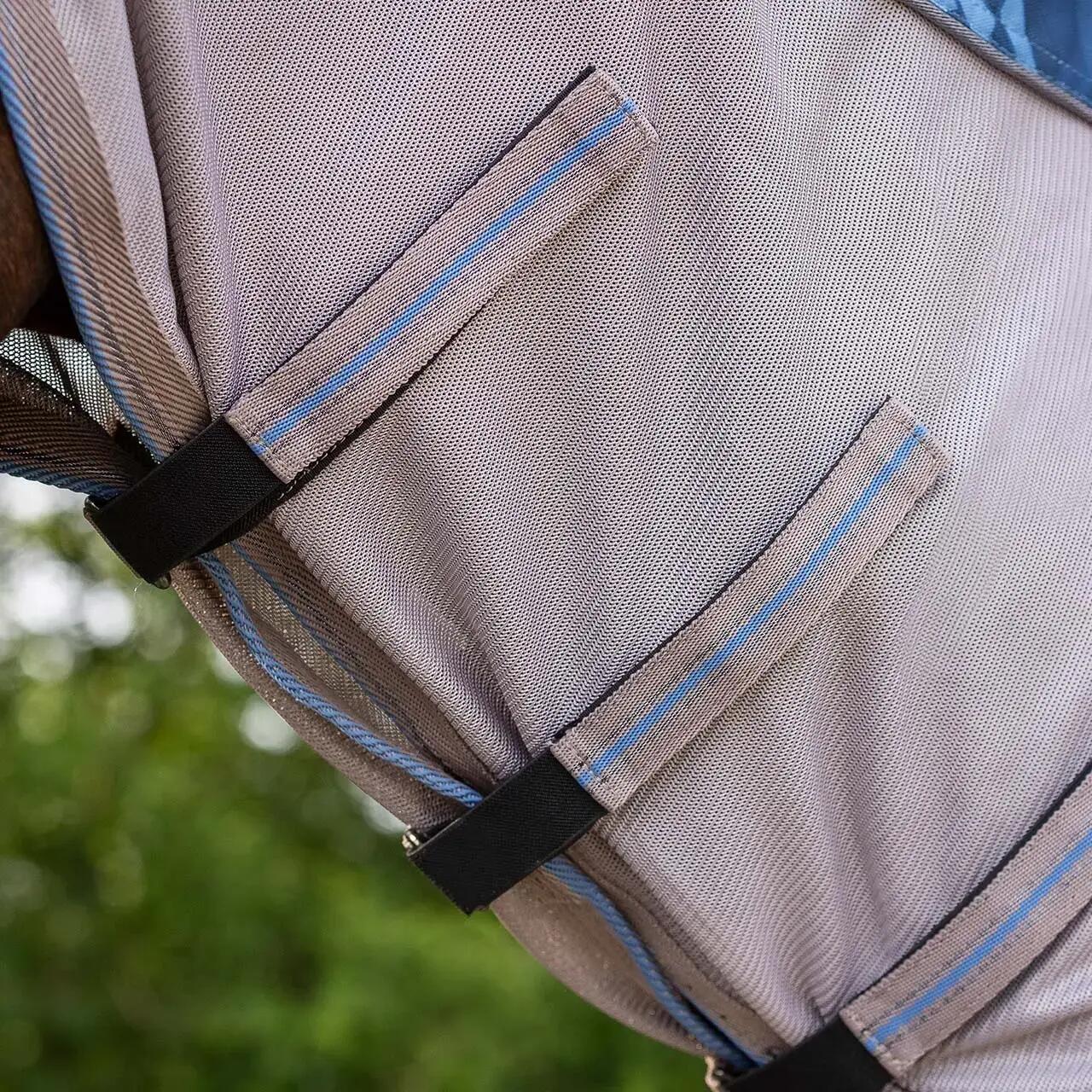 Camicia anti-insetti con colletto per cavallo QHP 2/3