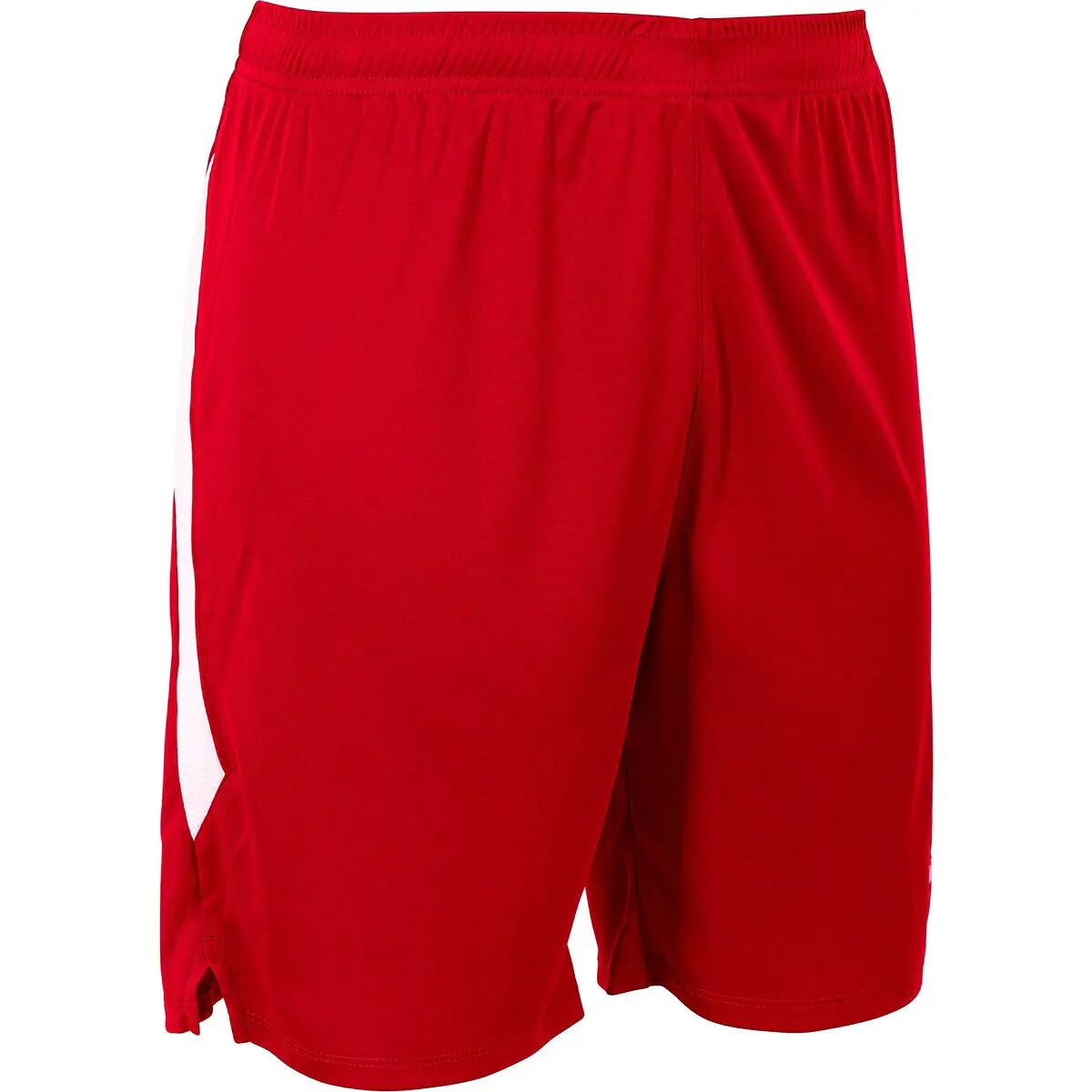 Shorts - Multisport - Heren - Boston - Ademend, Elastische taille - Rood/Wit 3/5