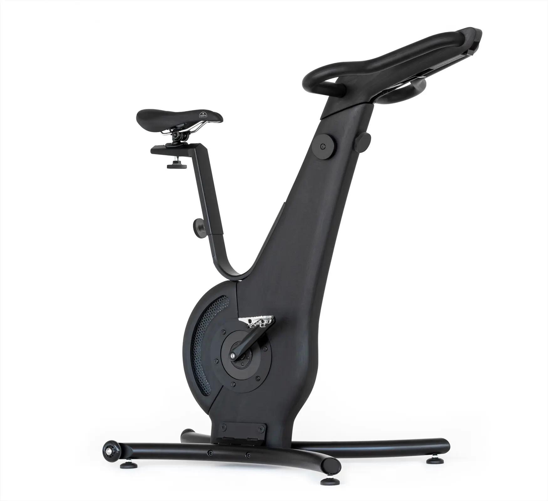 Hometrainer - Indoor cycling - NOHRD Bike V2 Shadow - Touchscreen, hout - Zwart 1/6