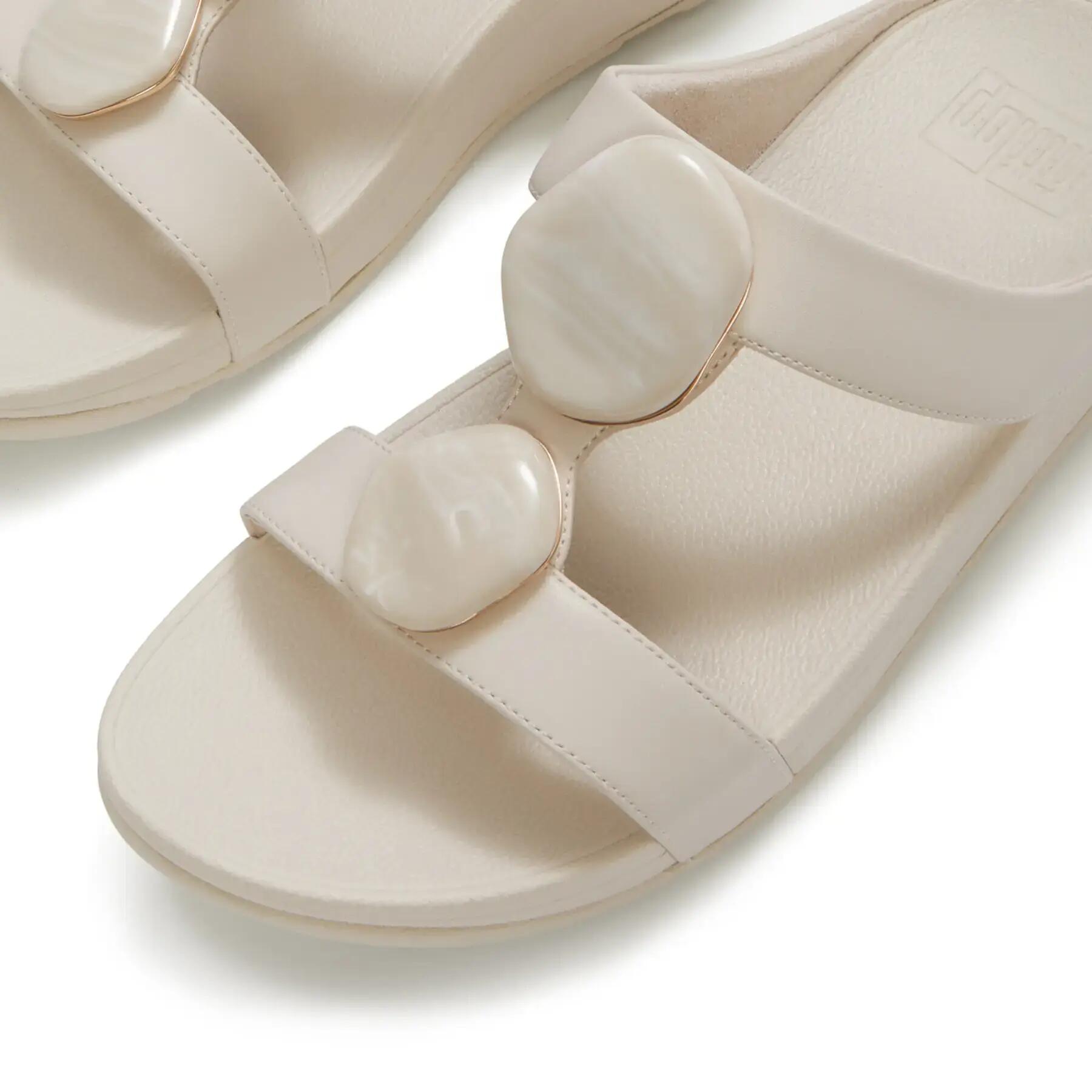 Muły damskie FitFlop Fino Marbled-Stone H-Bar 5/7