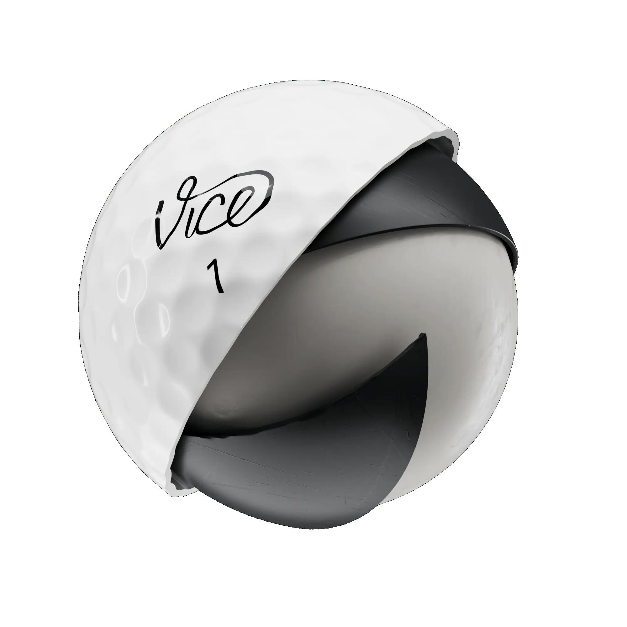 Vice Pro 12x Bolas de Golfe Branco 5/5