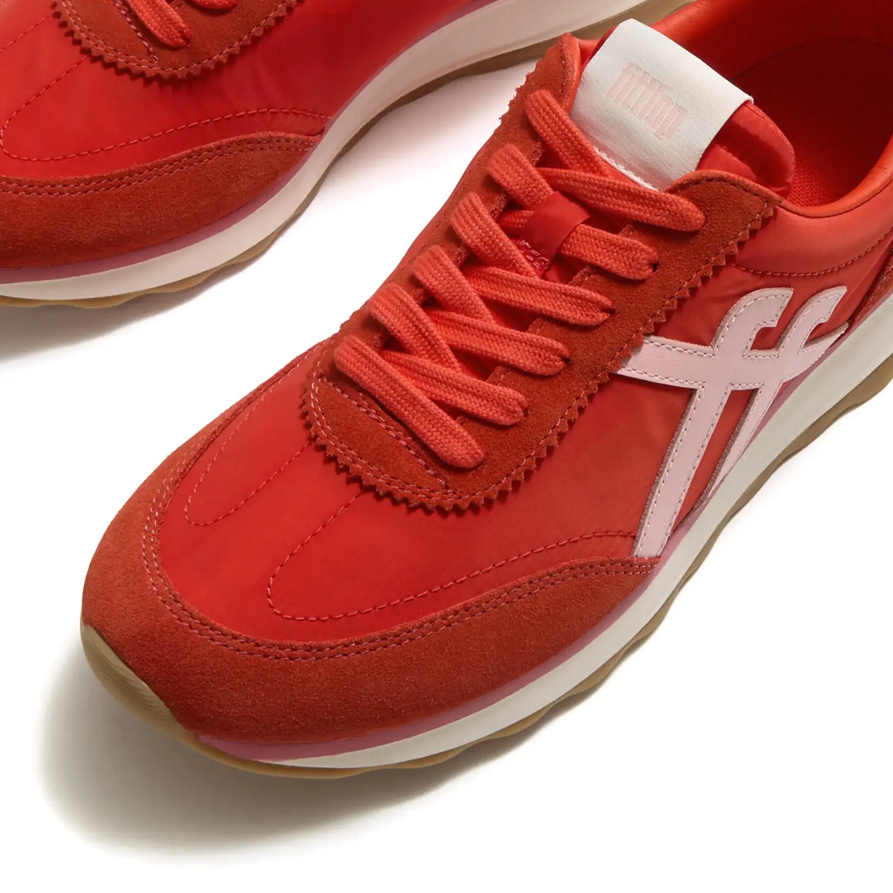 FitFlop Retro-Q FF Sneakers en tissu/suède 5/7