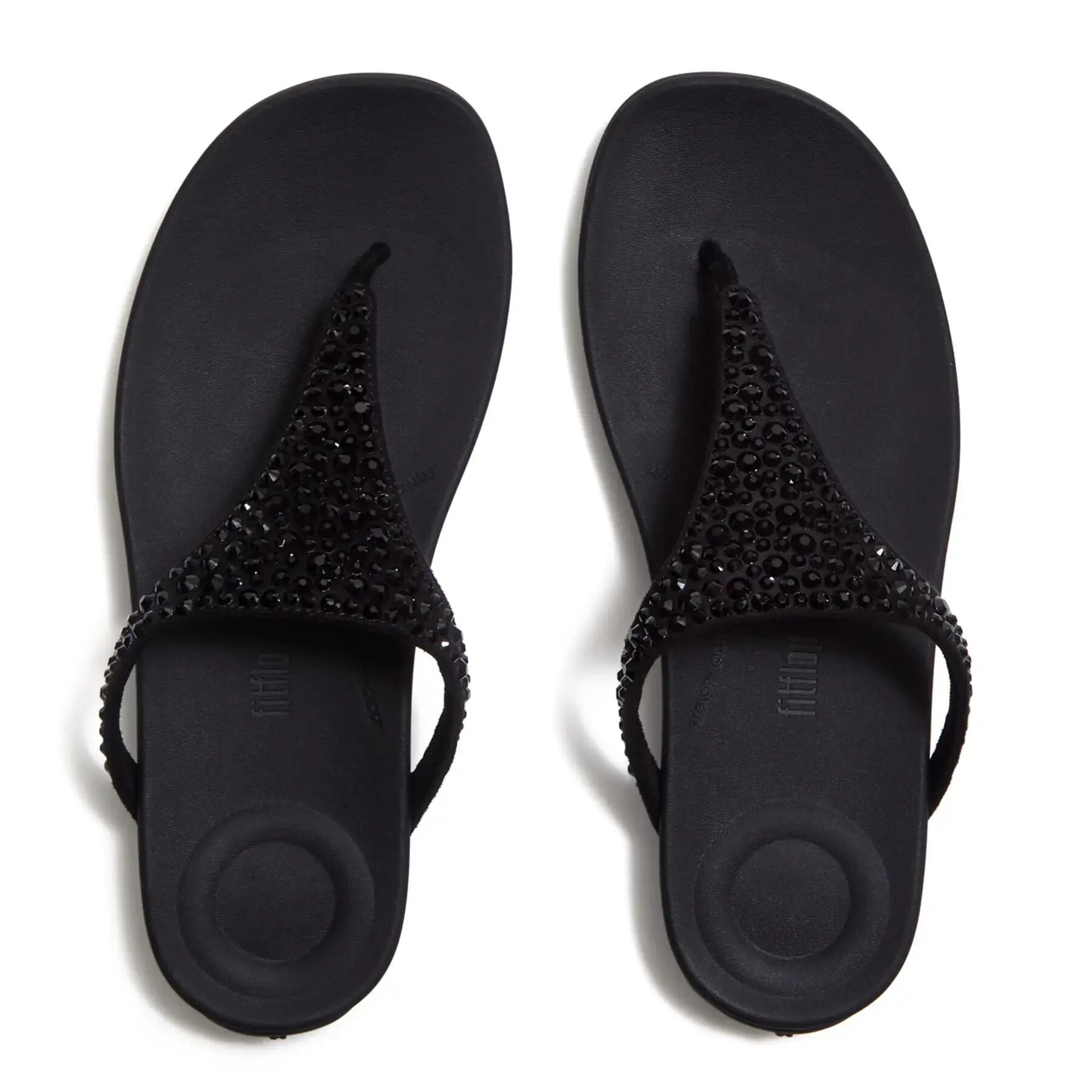 Flip-Flops für Damen FitFlop Solay Mixed-Crystal 3/7