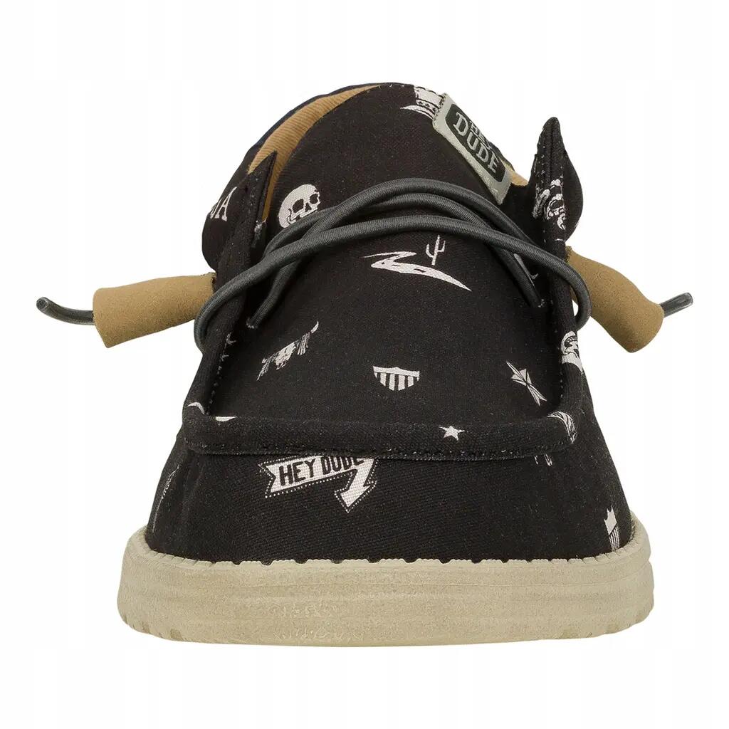HeyDude Męskie Mokasyny Wally Stars Skullss Print 5/6