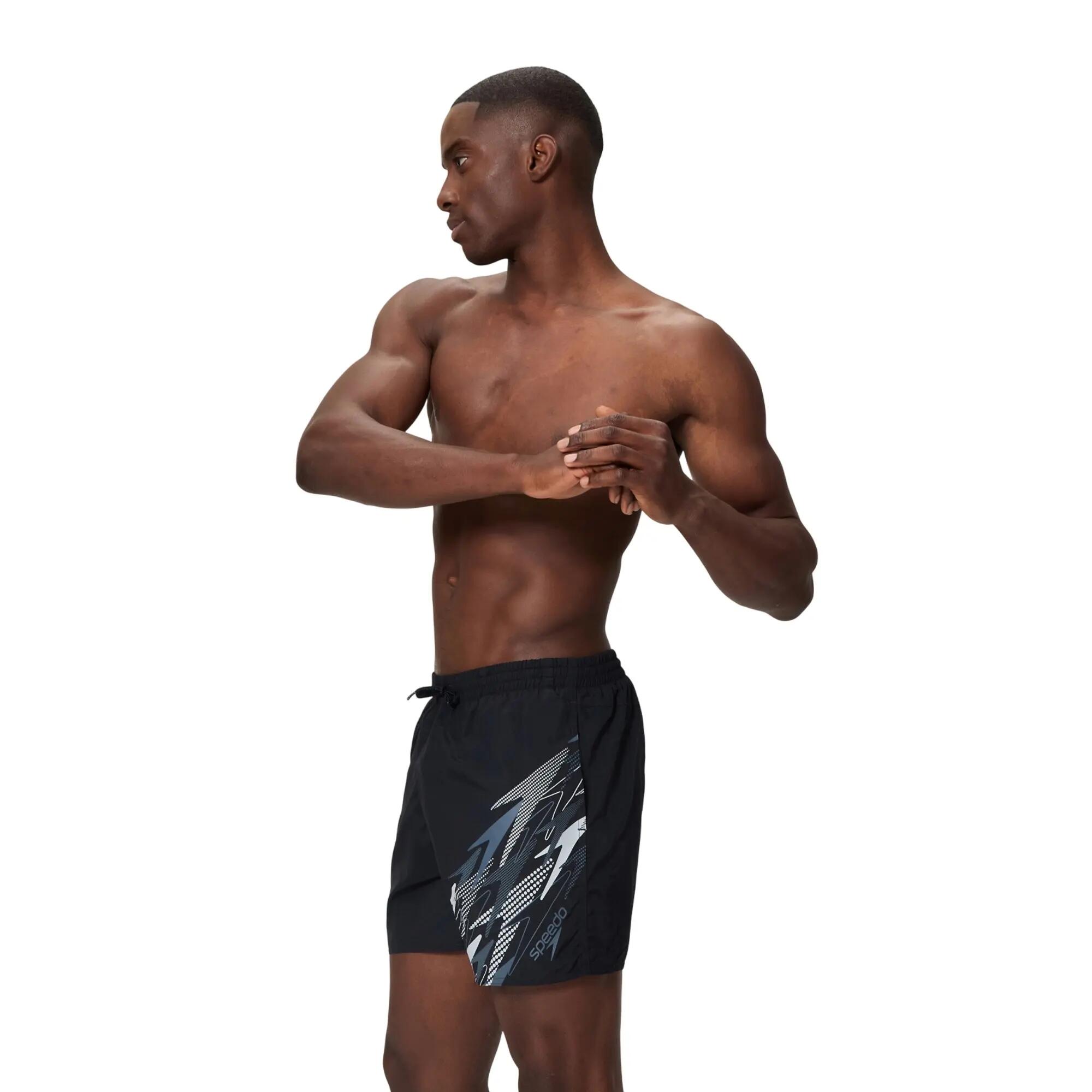 "Medley" Badeshorts für Herren Schwarz 4/5