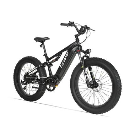 Vélo électrique tout-terrain Rover tout suspendu batterie 52V 15.6Ah 95Nm
