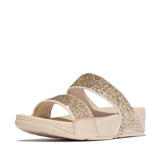 Klapki damskie FitFlop Lulu Multi-Tonal Glitter