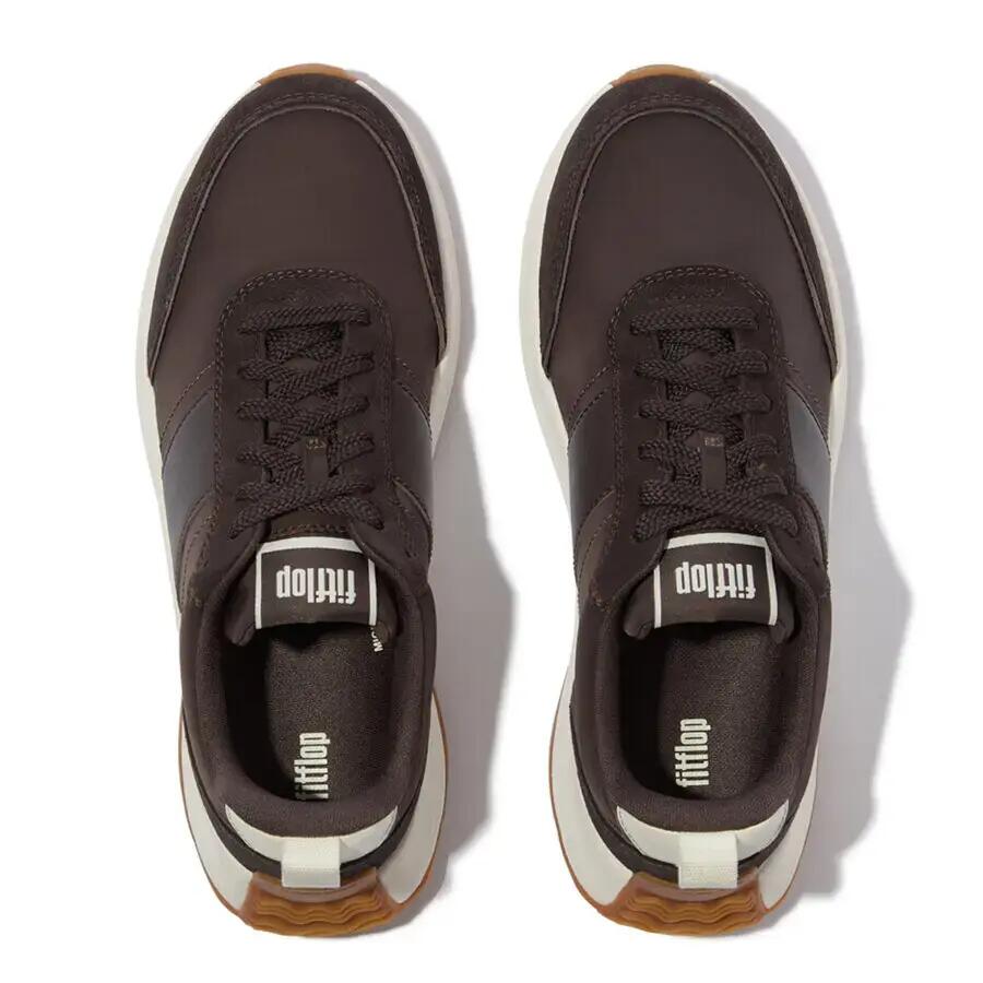 Sneakers da donna in nylon e pelle scamosciata FitFlop F-Mode Flow 2/7