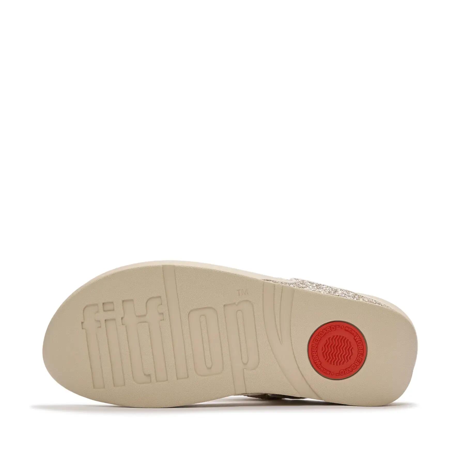 Klapki damskie FitFlop Lulu Multi-Tonal Glitter 4/7