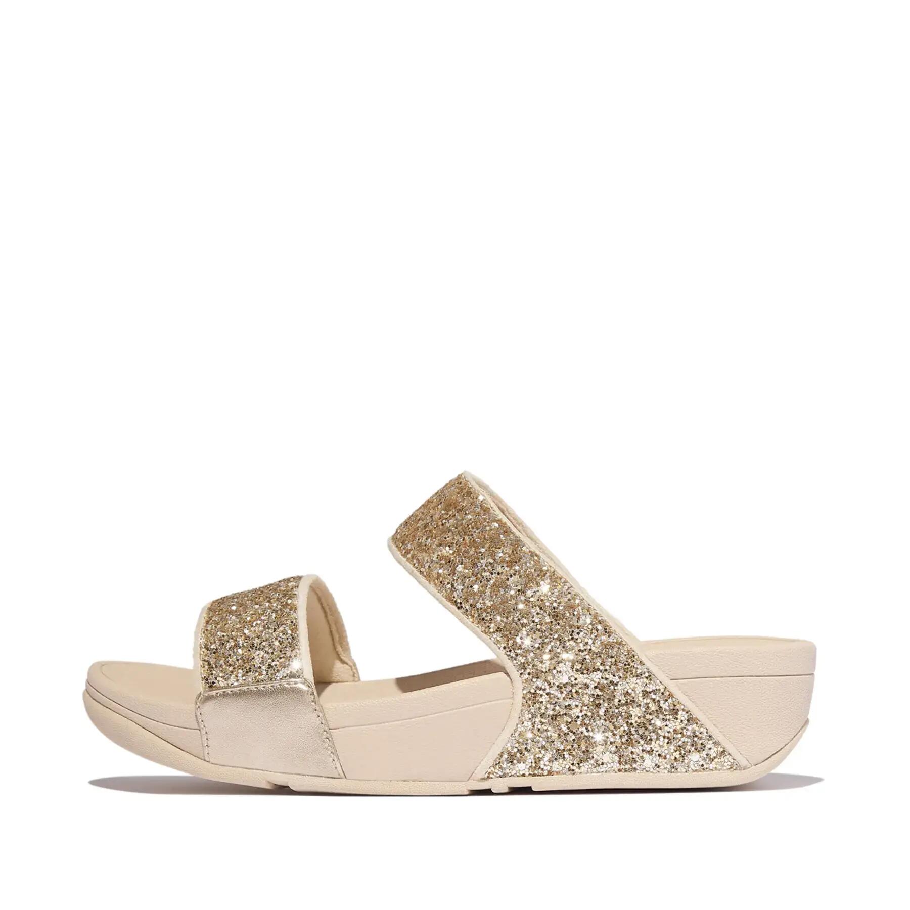 Pantoletten für Damen FitFlop Lulu Multi-Tonal Glitter 2/7