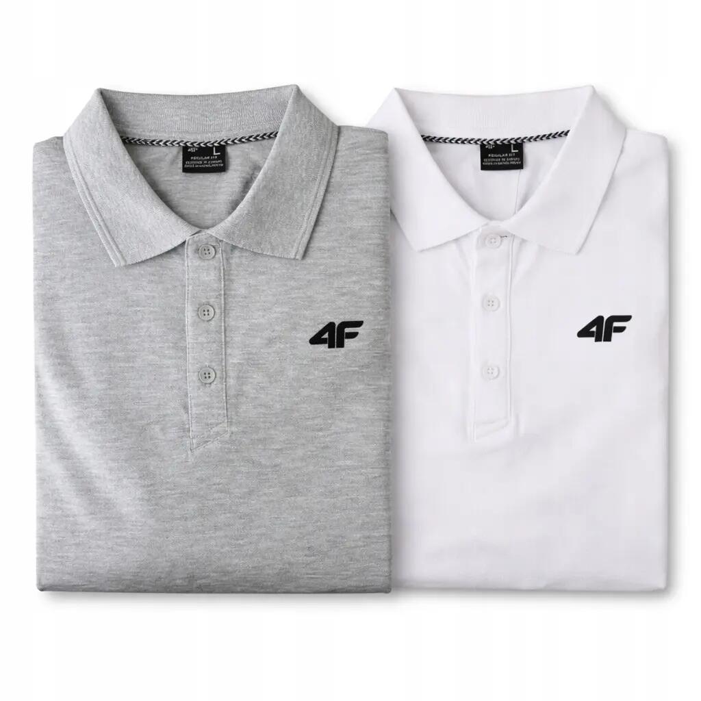 KOMPLET KOSZULEK POLO 4F T-SHIRT MĘSKI ZESTAW 2 SZTUKI 1/7