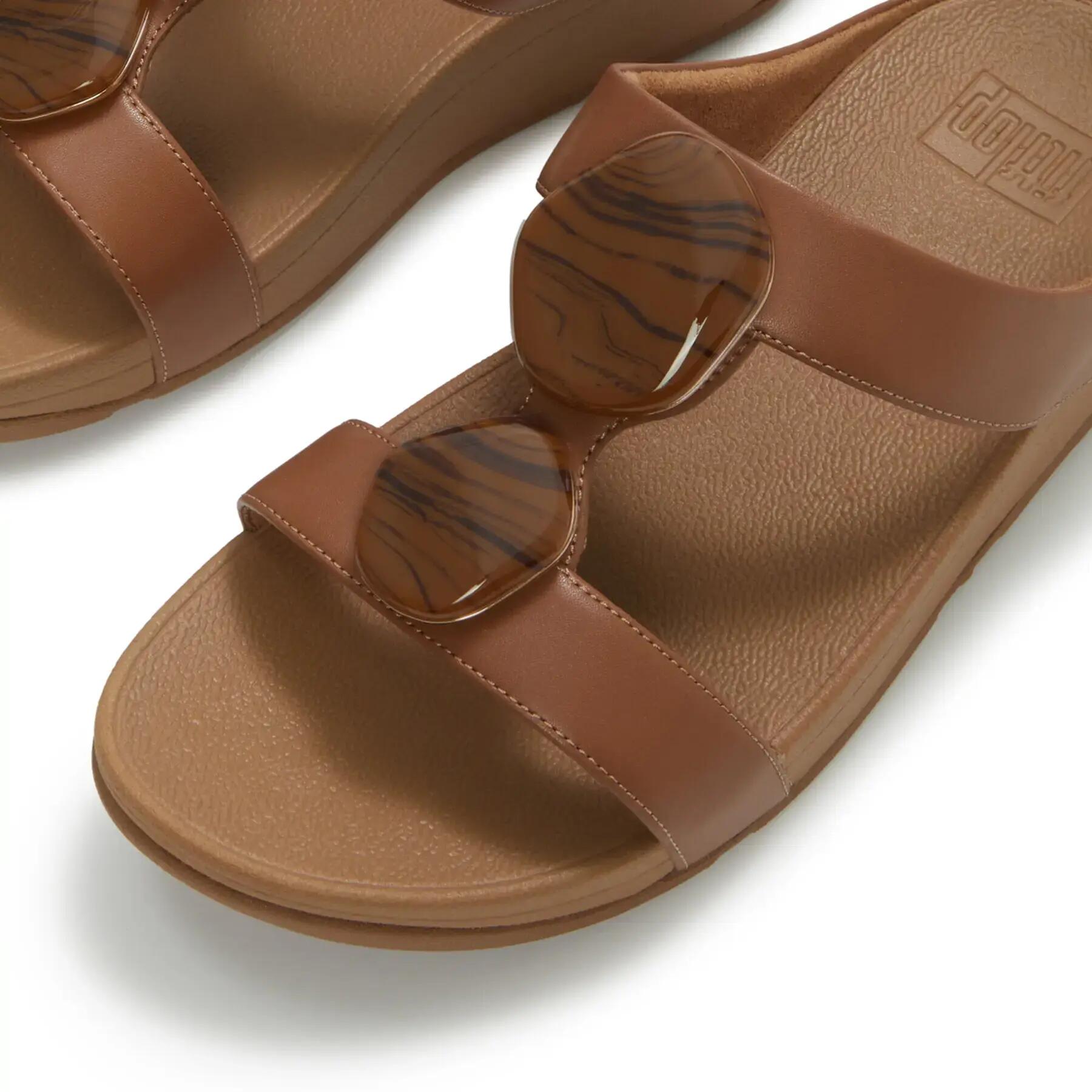 Ciabattine da donna FitFlop Fino Marbled-Stone H-Bar 5/7