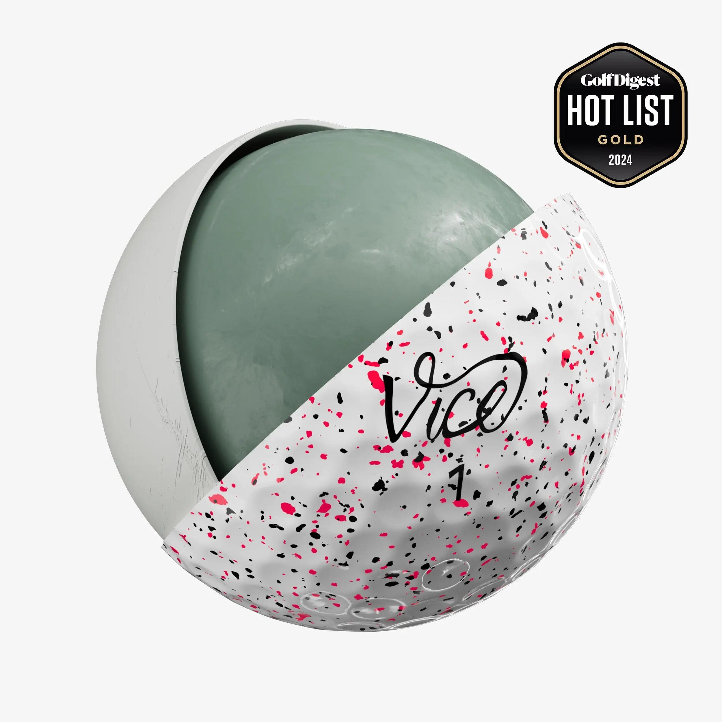 Vice Pro Air 12x Golf Balls Drip Red Black 7/7