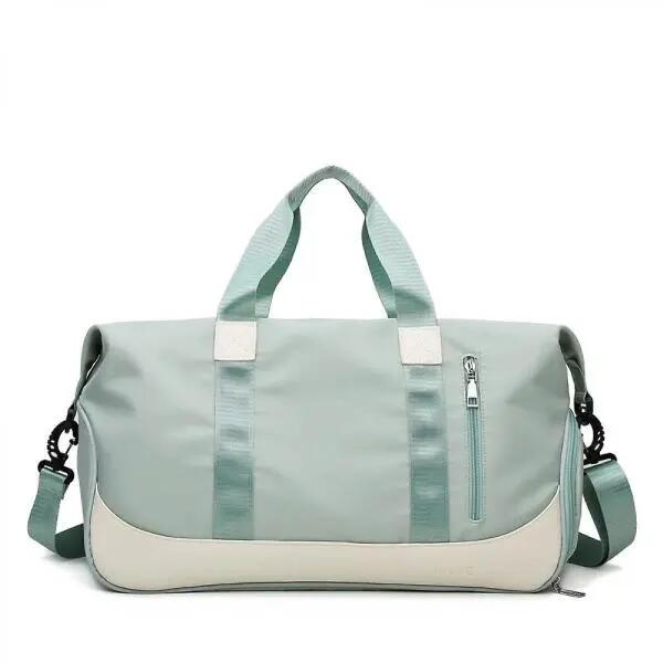 Sac de voyage/sport/fitness/yoga/gym/gym/week-end vert pour femme (nouveauté 202 1/5