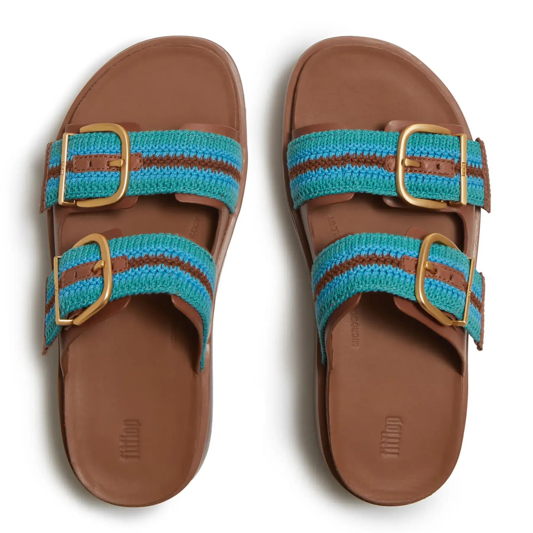 Gen-FF Max Buckle Stripe-Webbing Two-Bar Slides 3/7