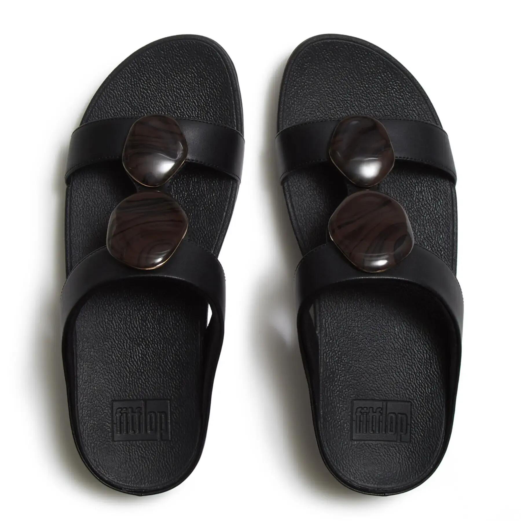Ciabattine da donna FitFlop Fino Marbled-Stone H-Bar 2/7