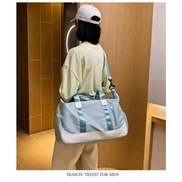 Sac de voyage/sport/fitness/yoga/gym/gym/week-end vert pour femme (nouveauté 202 4/5