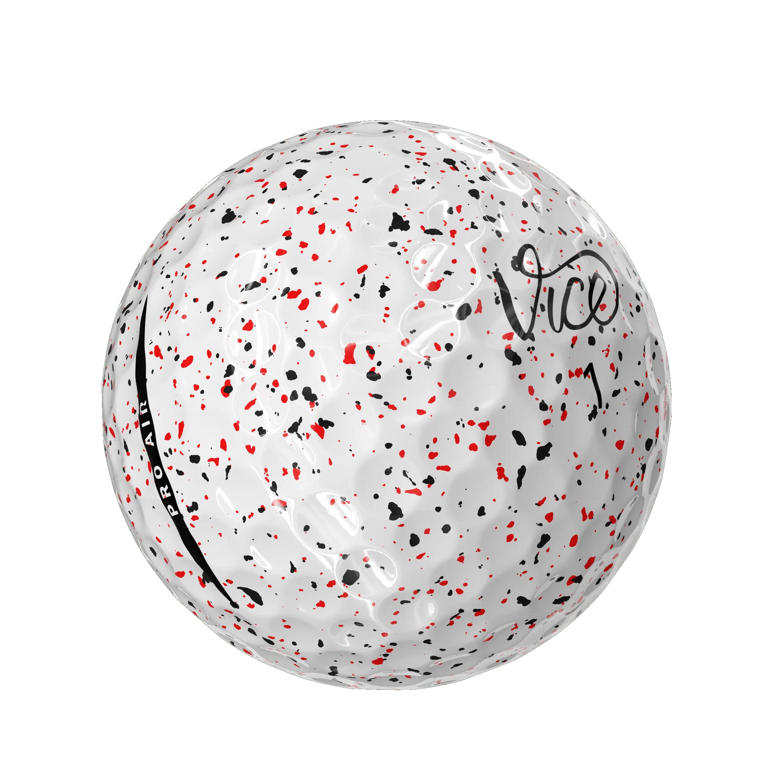 Vice Pro Air 12x Golf Balls Drip Red Black 4/7