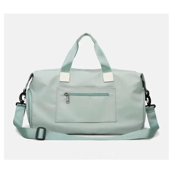 Sac de voyage/sport/fitness/yoga/gym/gym/week-end vert pour femme (nouveauté 202 2/5