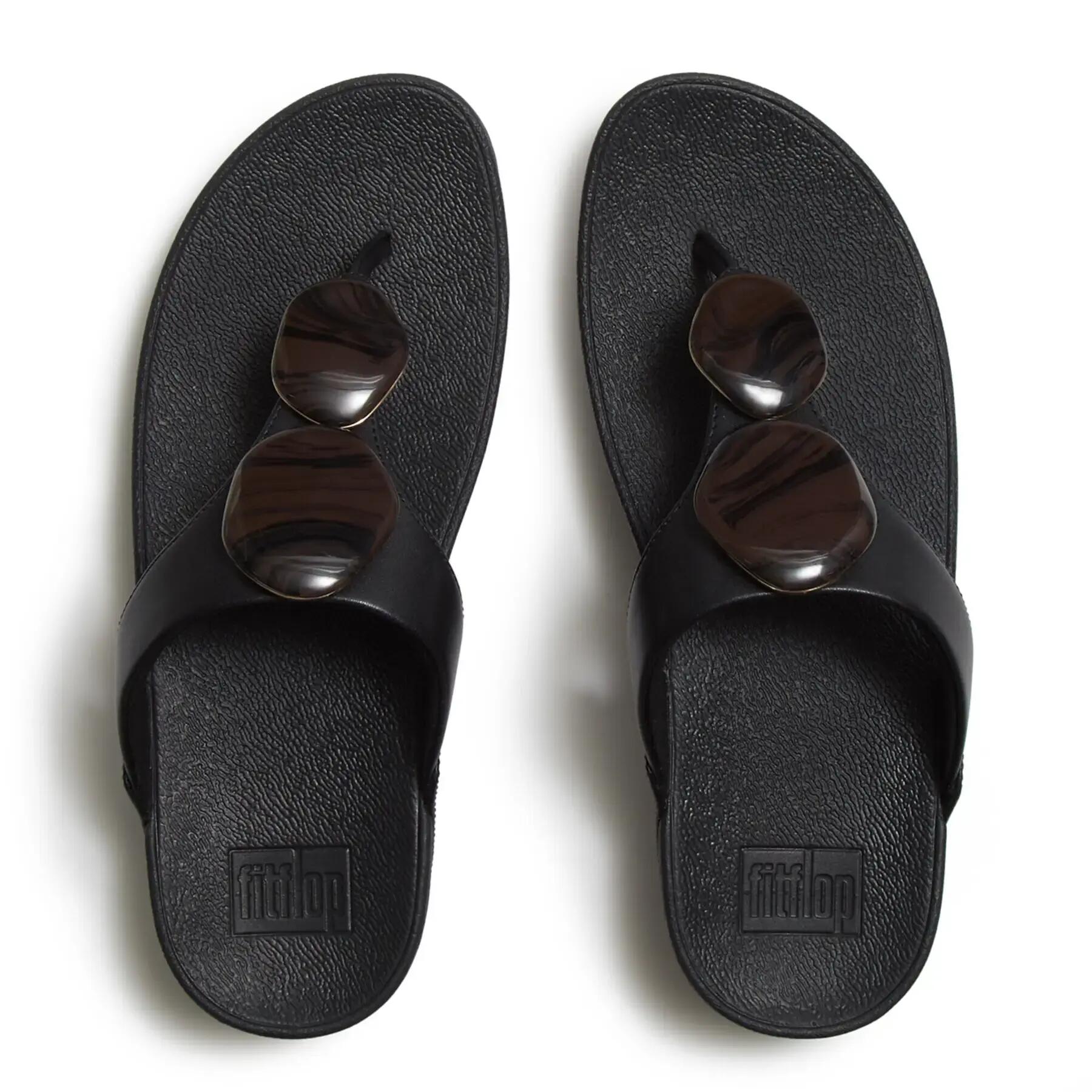 Tongs femme FitFlop Lulu Marbled-Stone 4/7