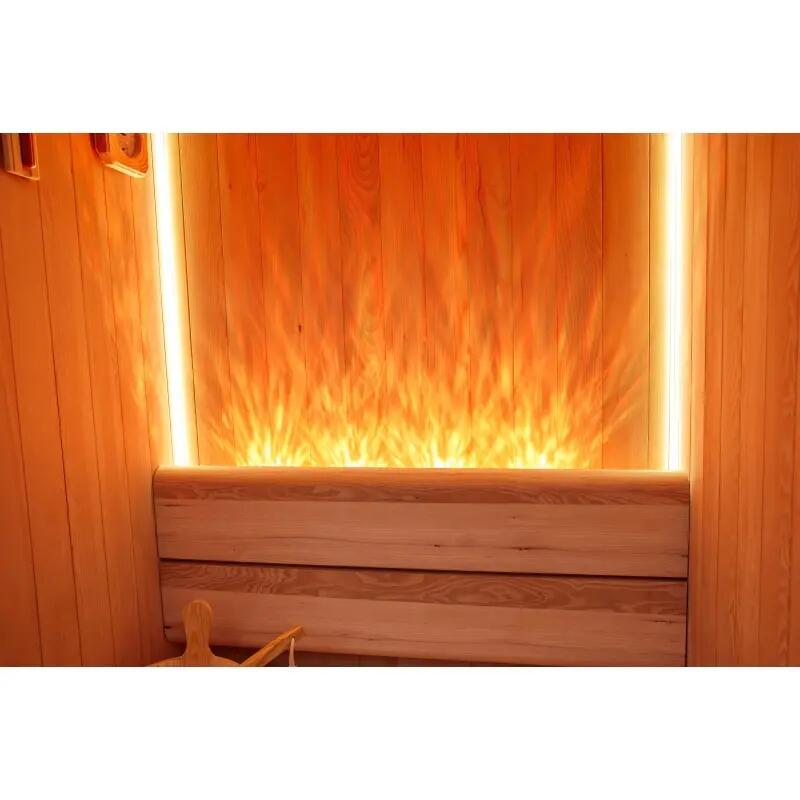 Sauna traditionnel Boreal® CELEST 120 - 1 à 2 places - 120x120x190 cm 5/7