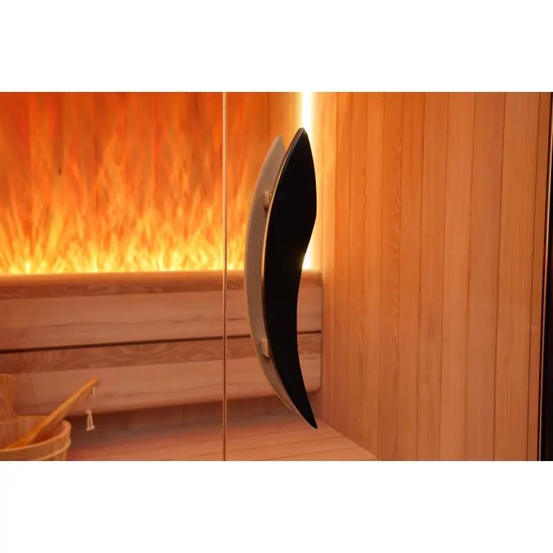 Sauna traditionnel Boreal® CELEST 120 - 1 à 2 places - 120x120x190 cm 3/7
