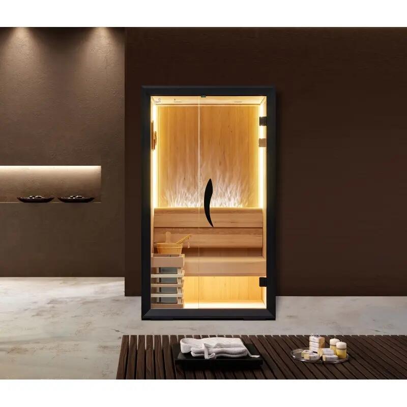 Sauna traditionnel Boreal® CELEST 120 - 1 à 2 places - 120x120x190 cm 2/7