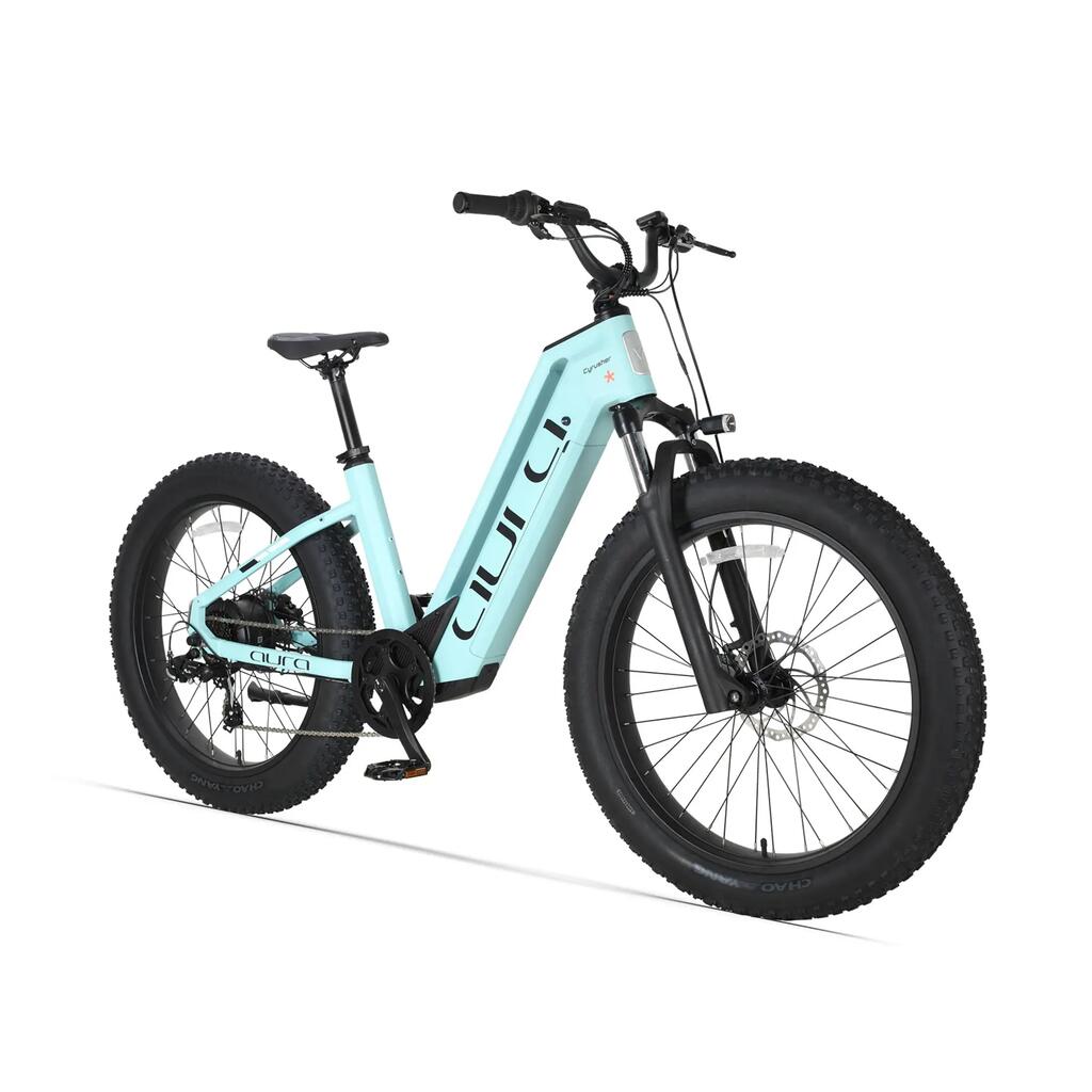 Bicicletta elettrica Aura telaio basso pneumatici larghi 52V 15Ah 95Nm 96km