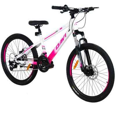 Mountainbike 24" 9-12 jaar davi marita steel frame 11" 21 versnellingen