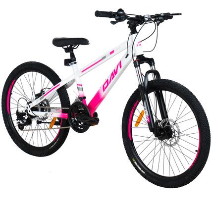 Mountainbike 24 Zoll 9-12 Jahre Davi Marita Stahlrahmen 11 Zoll 21 Gänge