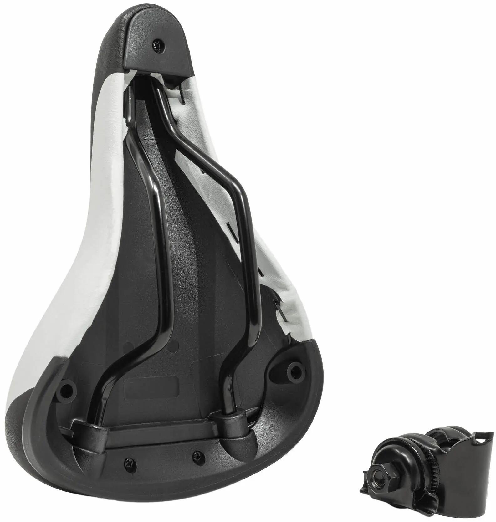 Fahrradsattel Kindersattel Kinderfahrrad 12/14/16/18 Zoll 215x150 mm Weiß 4/6
