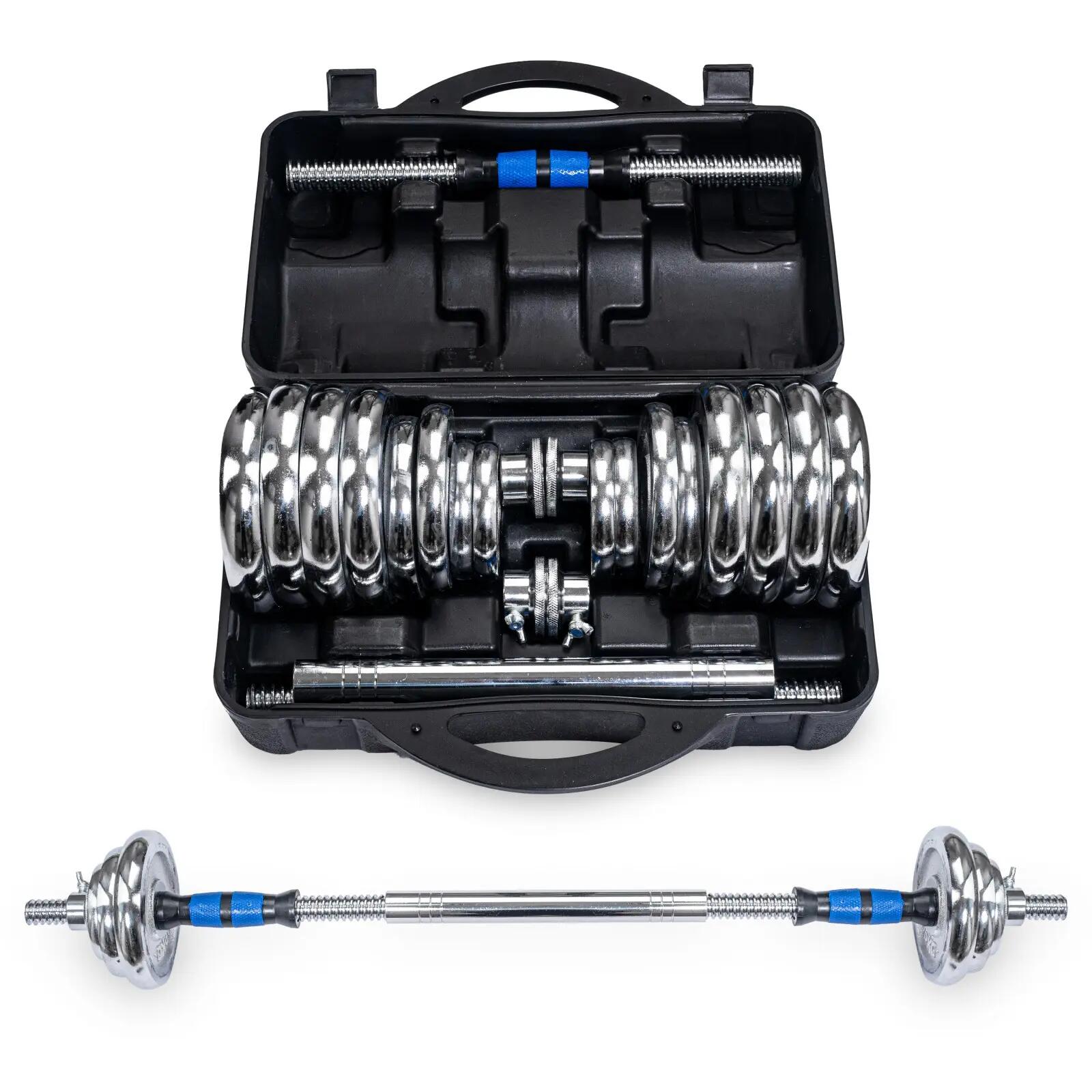 Halterset - Gewichtstraining - Unisex - Climaqx - 20/30 kg 3/4