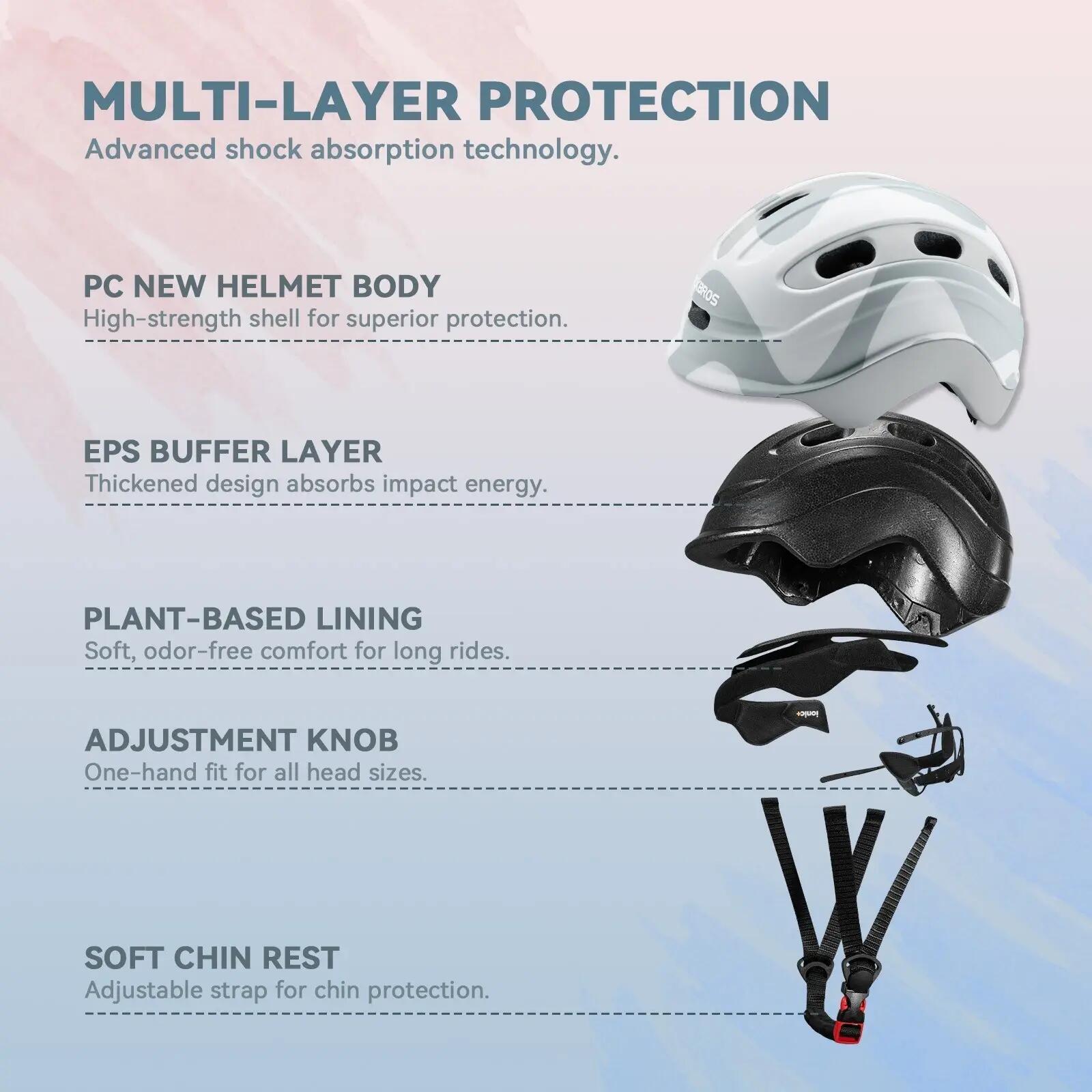 ROCKBROS Kinder Fahrradhelm MTB unisex M (54-58 cm) 2/9
