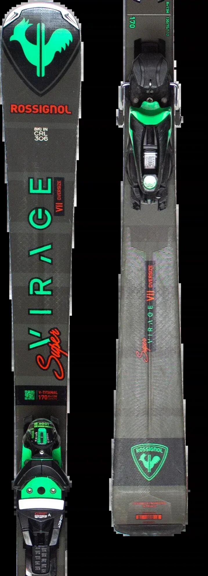 Használt síléc kötéssel - Rossignol Super Virage 7 Ti 2024 158cm 3/5