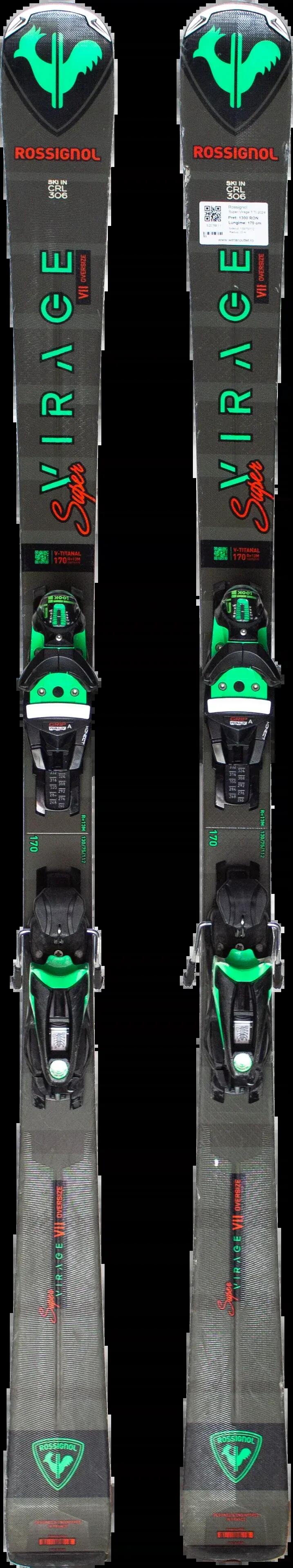 Használt síléc kötéssel - Rossignol Super Virage 7 Ti 2024 158cm 2/5