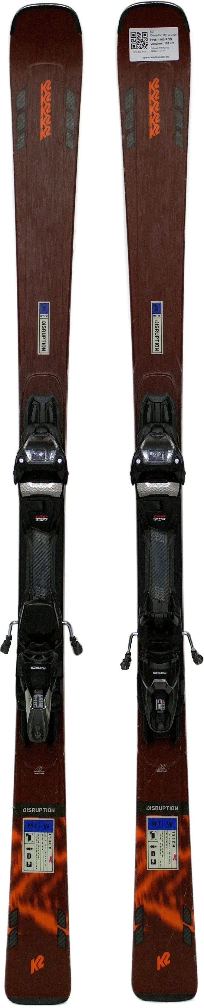 Használt síléc kötéssel - K2 Disruption MTi W 2026 M 153cm 2/5