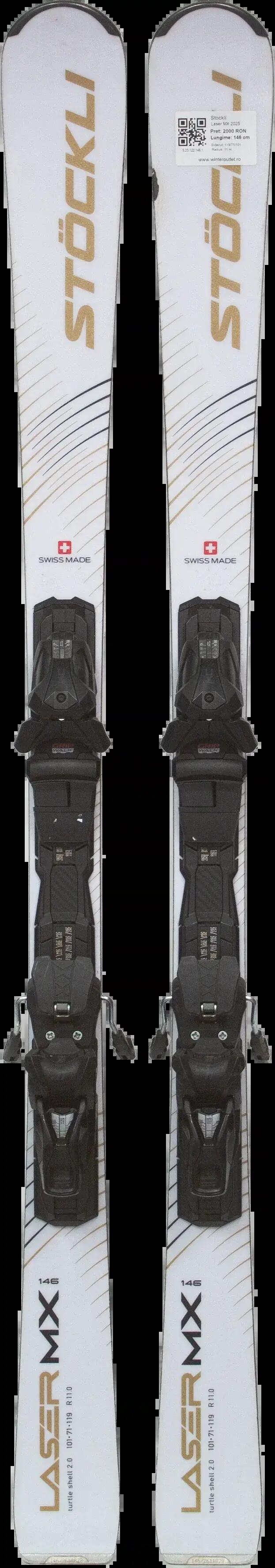 Használt síléc kötéssel - Stockli Laser MX 2025 158cm 2/5