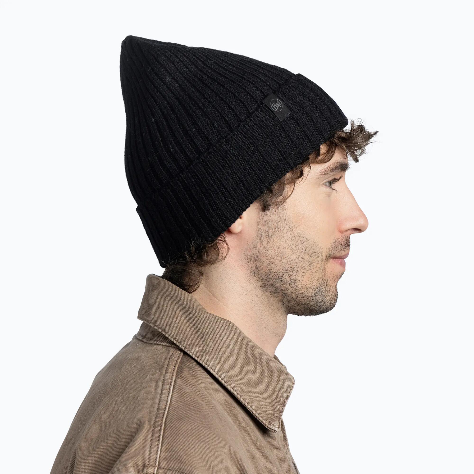 Bonnet tricoté Unisex Buff Noir TAILLE UNIQUE 4/7