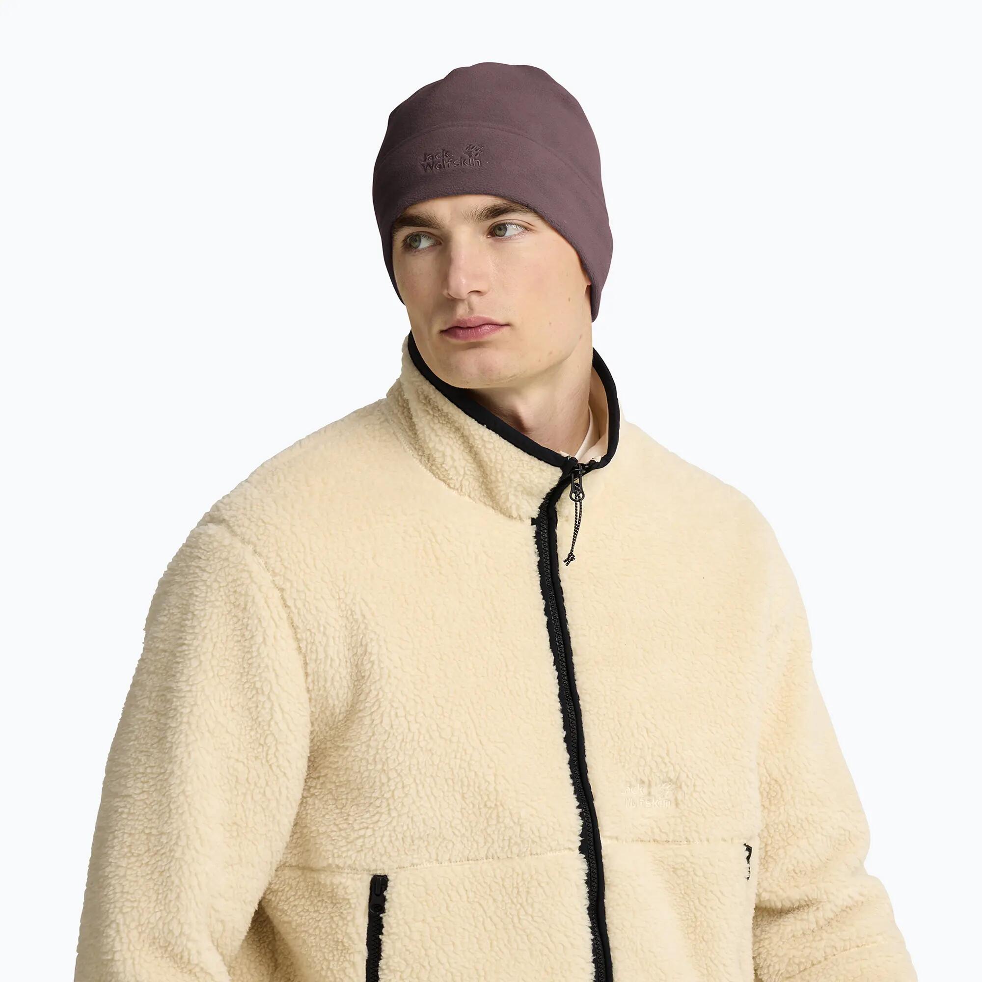 Jack Wolfskin Real Stuff Beanie wintermuts – Sheer Plum 6/7
