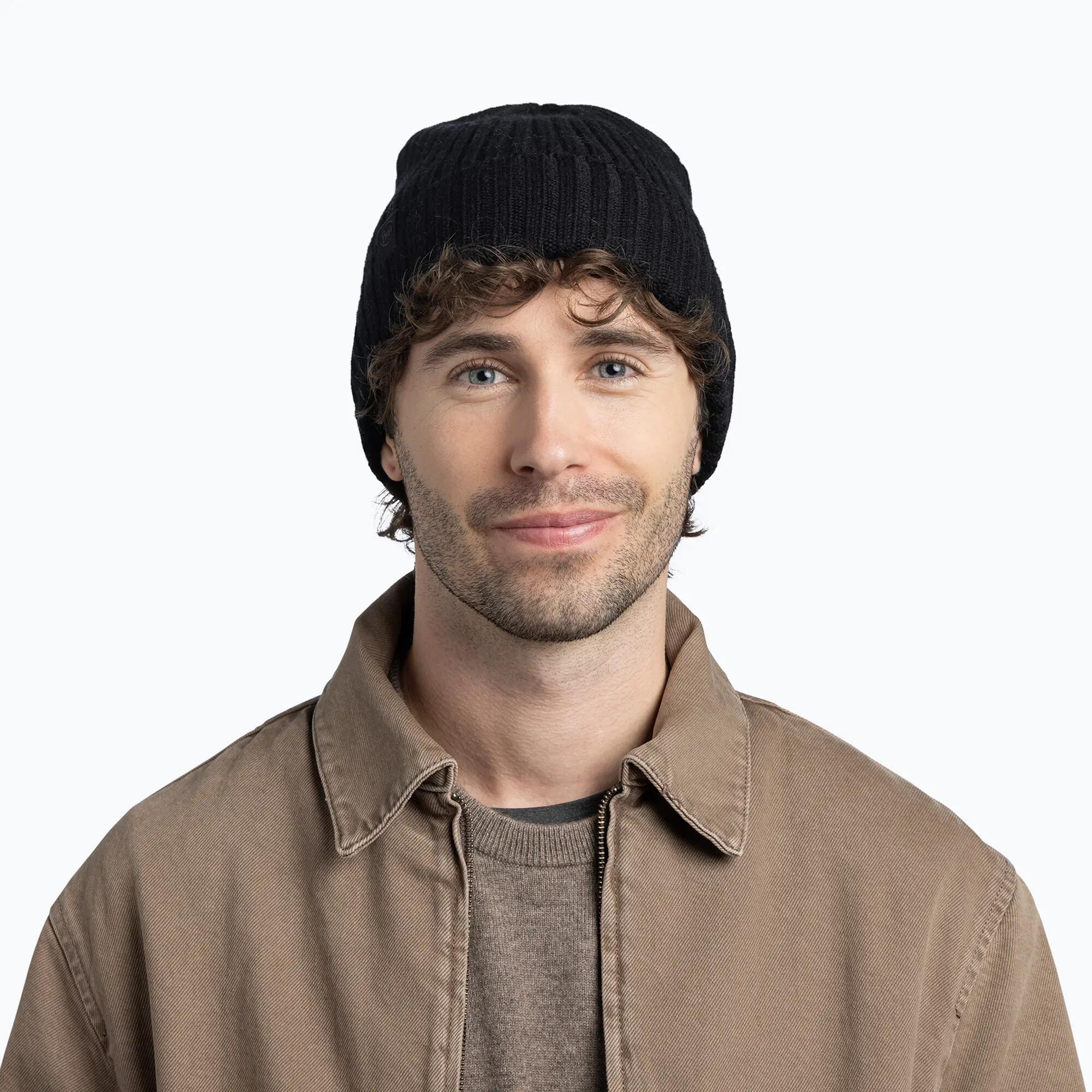 Bonnet tricoté Unisex Buff Noir TAILLE UNIQUE 3/7