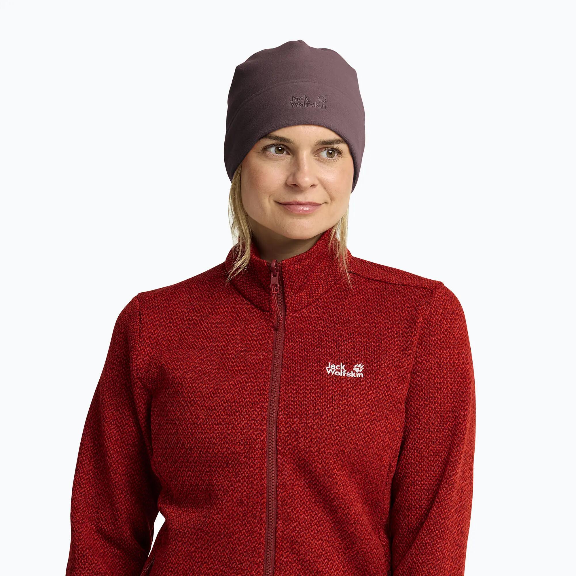 Jack Wolfskin Real Stuff Beanie wintermuts – Sheer Plum 5/7