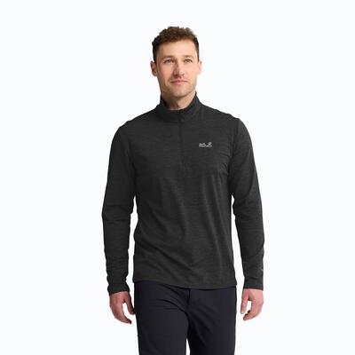 Herenfleece jack wolfskin trail half zip