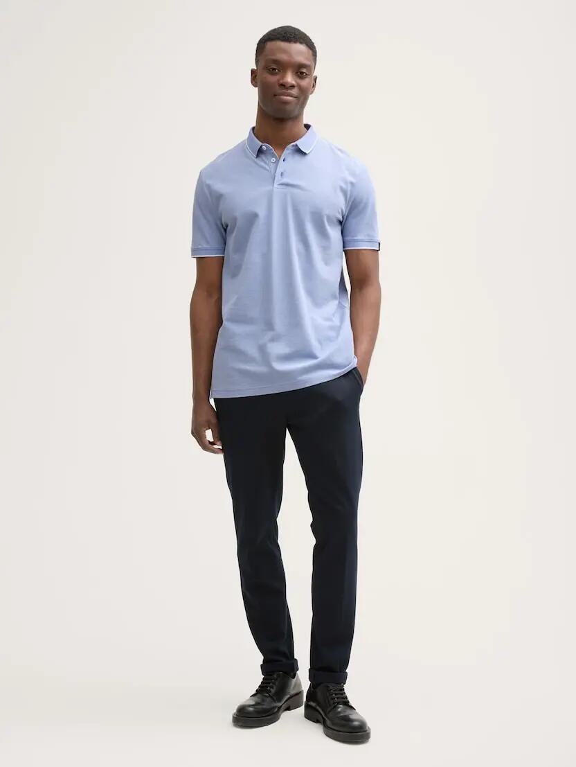T-SHIRT KOSZULKA POLO MĘSKA Z LOGO  RĘKAWIE TOM TAILOR 4/10