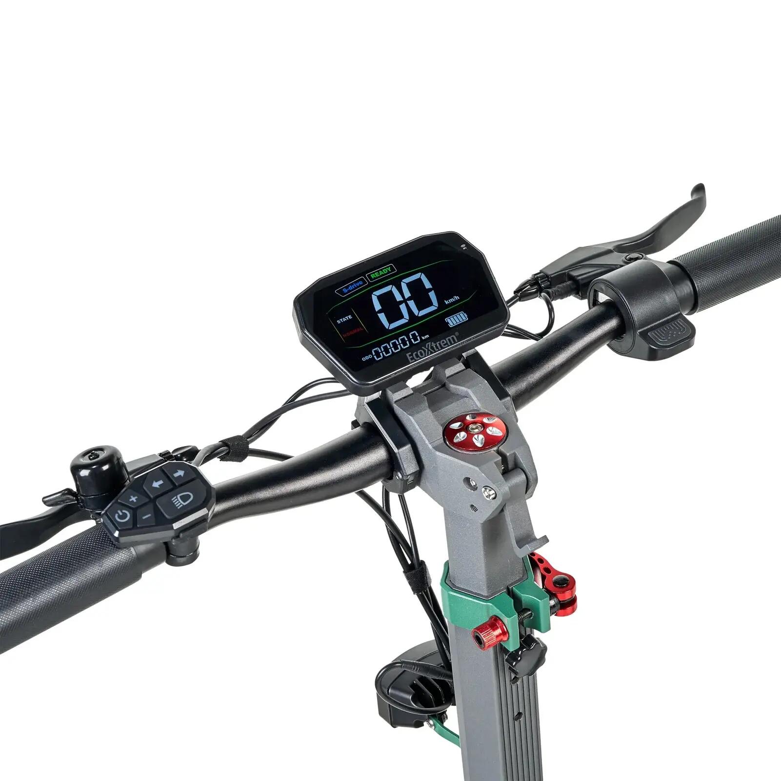 Patinete Eléctrico Ecoxtrem M41 Tank, 1200W, 16000mAh, 50km, Homologado DGT 6/6