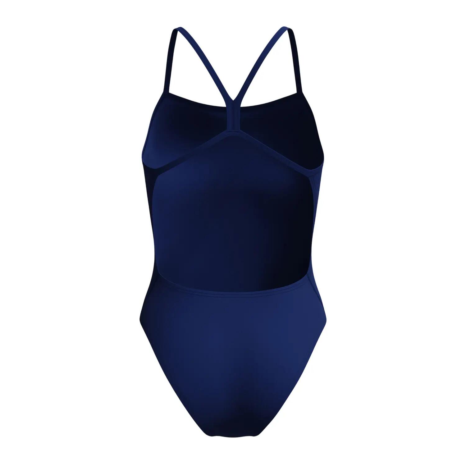 Bañador Entero de Una Pieza 2.0 Diseño Sólido para Mujer Marino 3/6