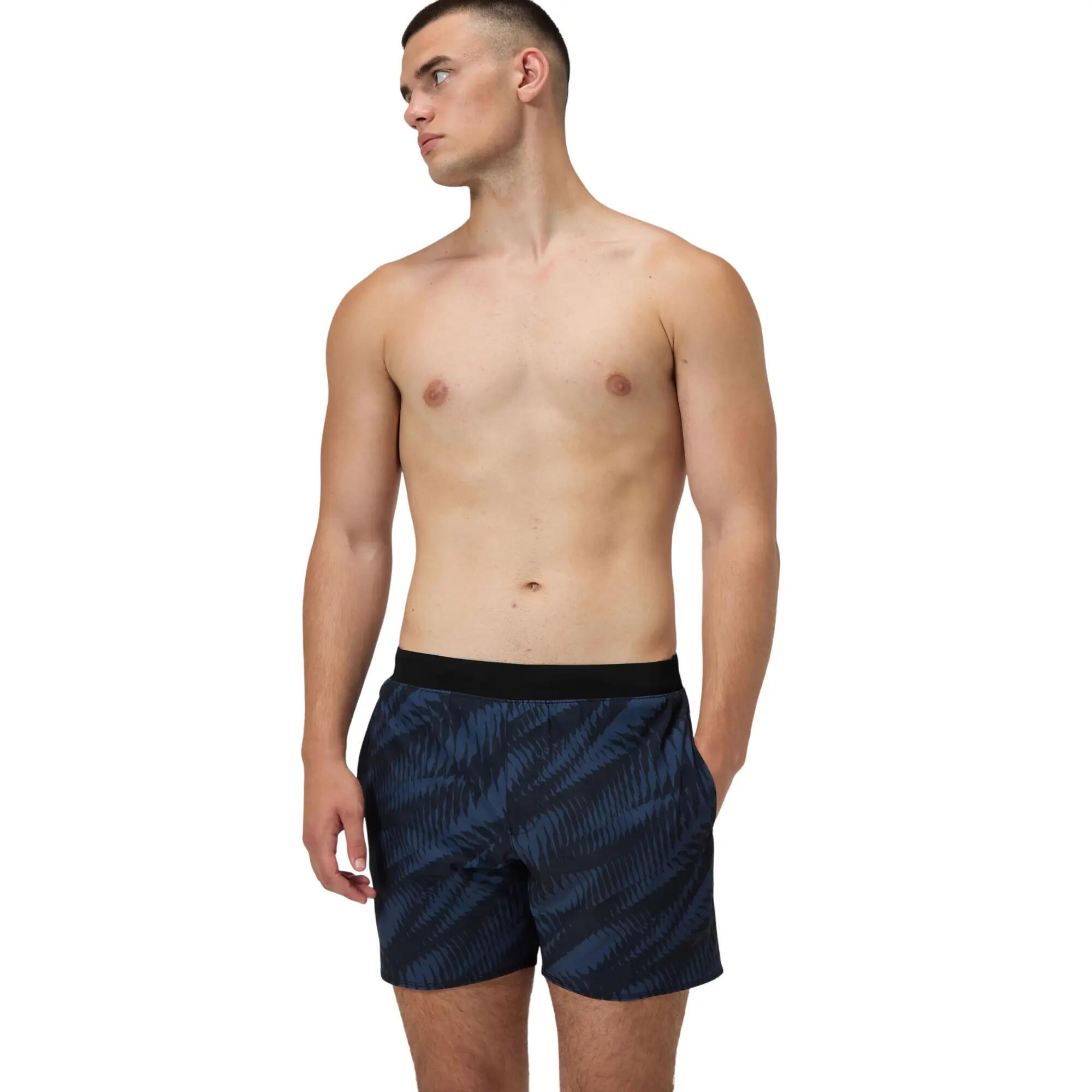 Badeshorts „Lookout Zig Zag“ Herren Schwarz/Grau 5/5