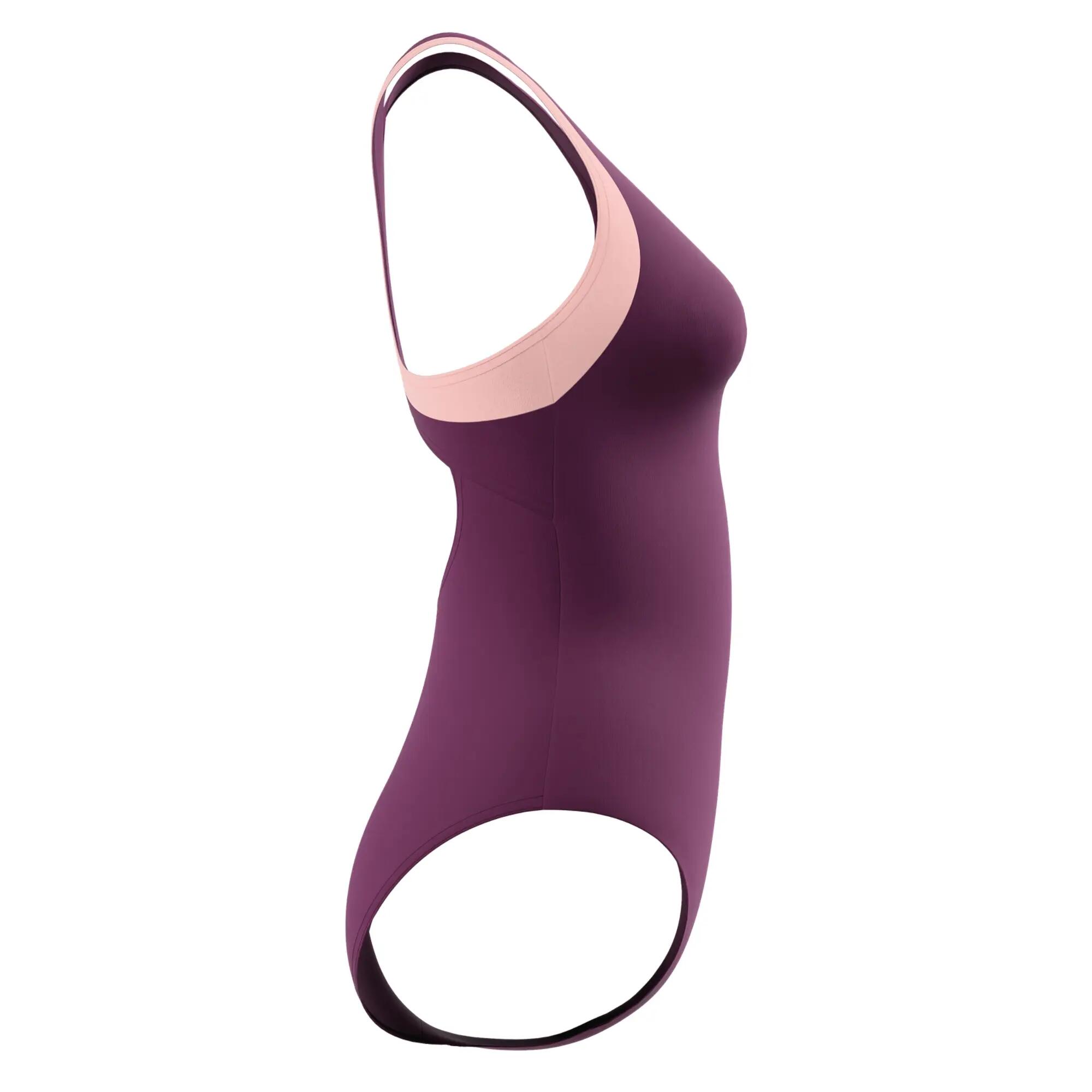 Badeanzug für , Racerback Damen Pink 3/4