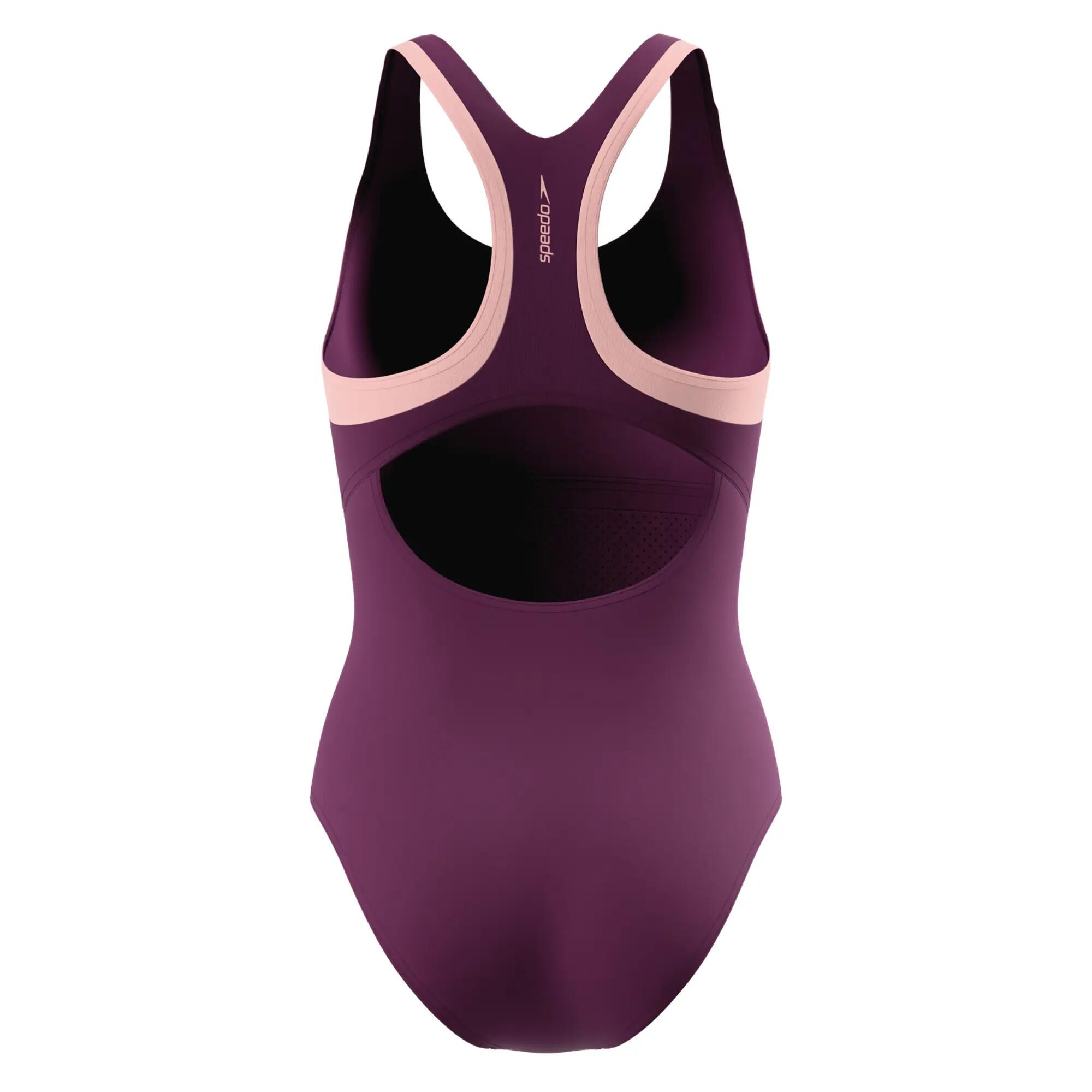 Badeanzug für , Racerback Damen Pink 2/4