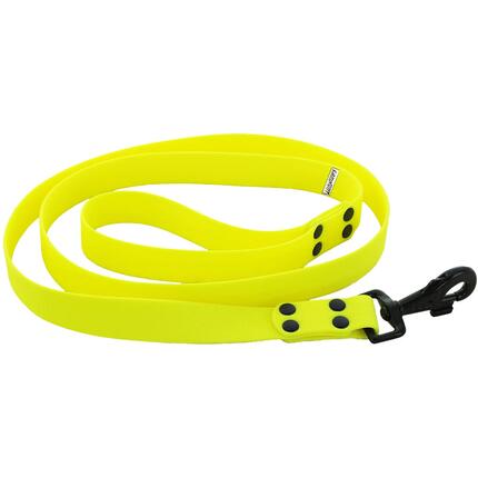 LAISSE CHIEN CANIHUNT MADE IN FRANCE HEXA 150CM largeur 25mm ORANGE